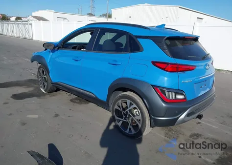 2022 Hyundai Kona Limited z USA, uszkodzony, nr VIN KM8K53A30NU898258